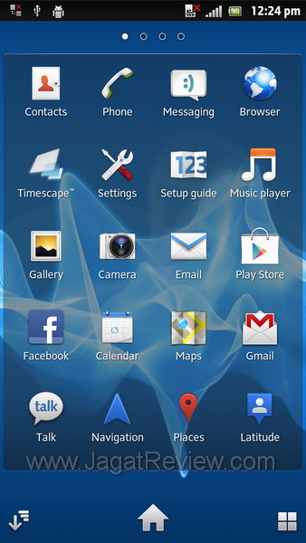 Sony Xperia Ion App Drawer