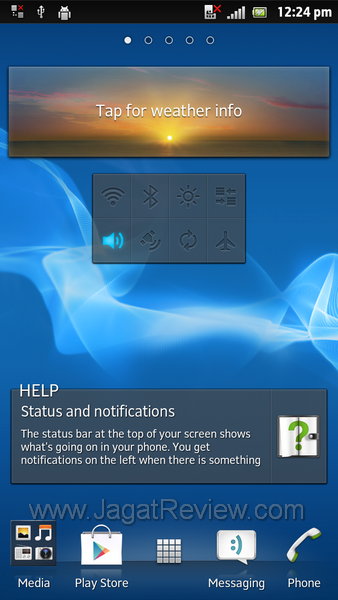 Sony Xperia Ion Homescreen 1