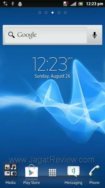 Sony Xperia Ion Homescreen Utama
