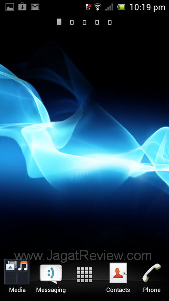 Sony Xperia Neo L - Homescreen 1 Sony Xperia Neo L Homescreen 1