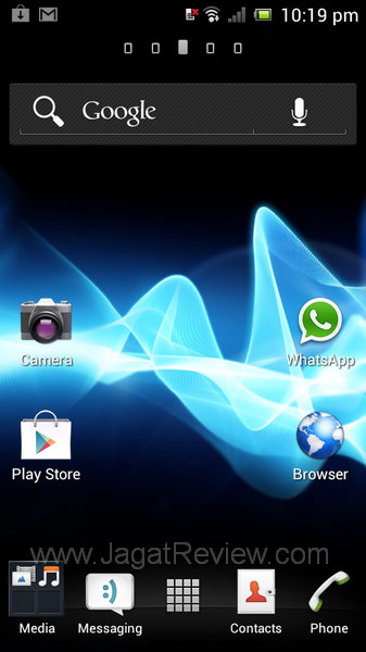 Sony Xperia Neo L - Homescreen Utama Sony Xperia Neo L Homescreen Utama