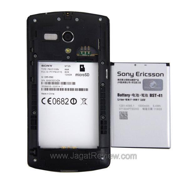 Sony Xperia Neo L Sisi Dalam