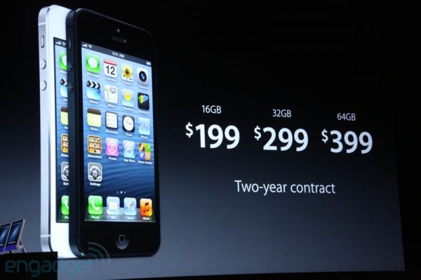 iPhone5 Pricing