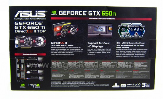 ASUS GTX650Ti DCUII TOP 16