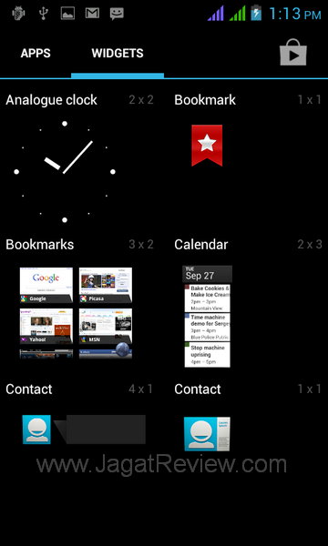 Axioo PicoPad 5 Widget Drawer