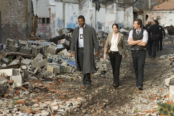ALEX CROSS Edward Burns Rachel Nichols and Tyler Perry in Alex Cross 2012 Movie Image