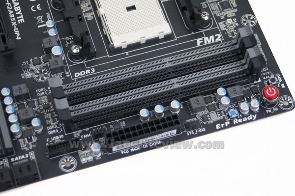 Gigabyte F2A85X UP4 Board MemoryArea