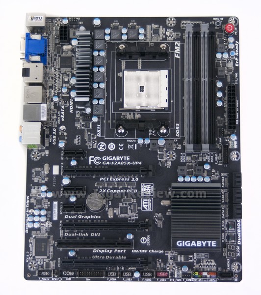 Gigabyte F2A85X UP4 Board TopView