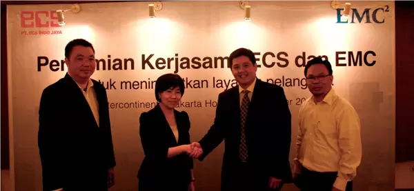 ECS EMC 01 - Peresmian kerjasama ECS dan EMC ECS EMC 01 Peresmian kerjasama ECS dan EMC