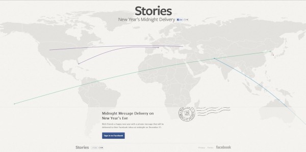 Facebook Stories: Cara Mudah Mengucapkan Tahun Baru di Facebook 1 MidnightMessageDelivery