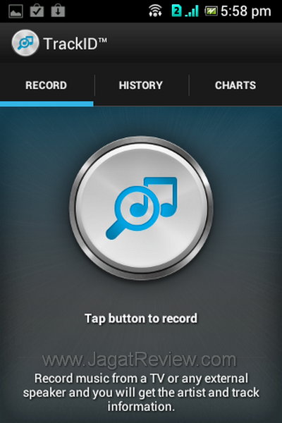 Sony Xperia Tipo Dual - Apps - TrackID Sony Xperia Tipo Dual Apps TrackID