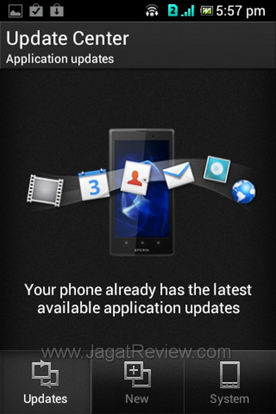 Sony Xperia Tipo Dual - Apps - Update Center Sony Xperia Tipo Dual Apps Update Center