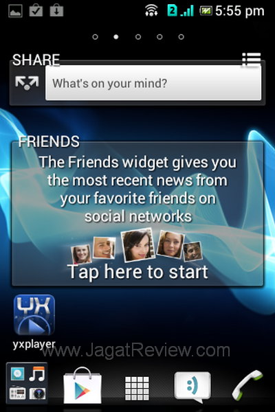 Sony Xperia Tipo Dual - Homescreen 2 Sony Xperia Tipo Dual Homescreen 2
