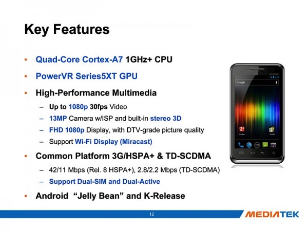 mediatek mt6589 key features