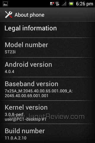 sony xperia miro about sony xperia miro about