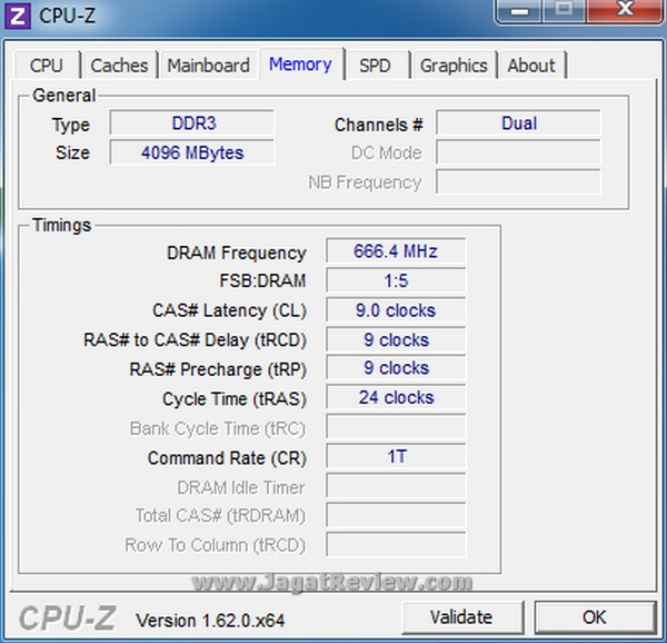 Intel NUC DC321BY CPUZ memory 1799