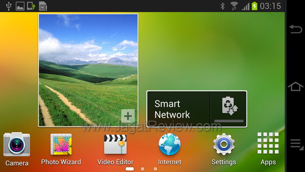 Samsung Galaxy Camera Homescreen 1