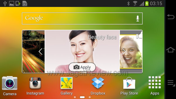 Samsung Galaxy Camera Homescreen 2