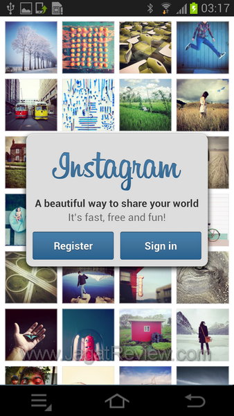 Samsung Galaxy Camera Instagram
