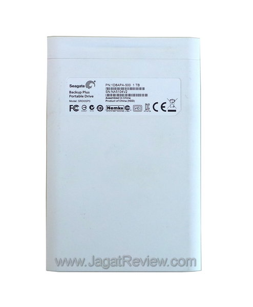 Seagate Backup Plus Belakang