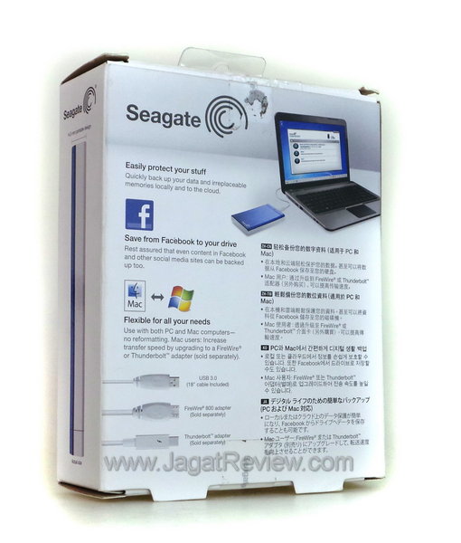 Seagate Backup Plus Kemasan Belakang