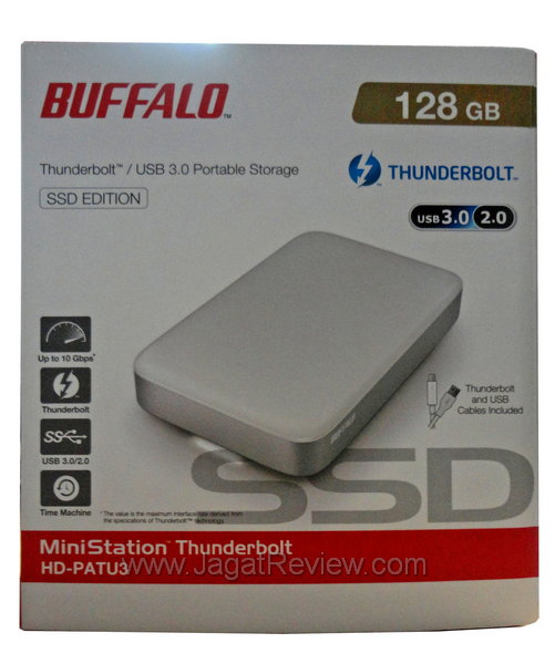 Buffalo Ministation Thunderbolt+USB3 SSD Edition - Paket Penjualan Buffalo Ministation Thunderbolt+USB3 SSD Edition Paket Penjualan