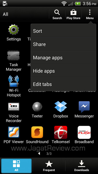 htc one x+ app drawer menu htc one x+ app drawer menu