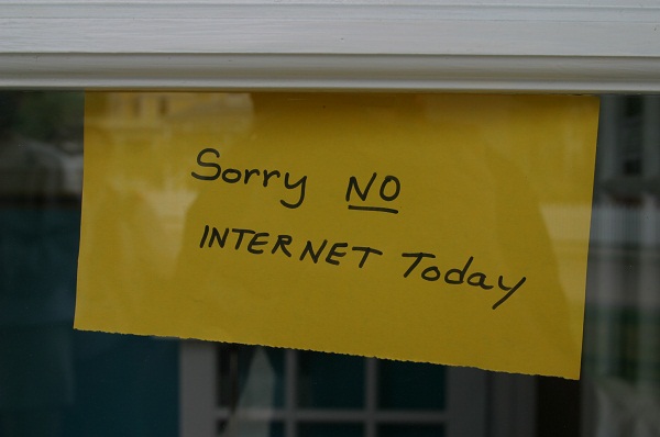 No internet