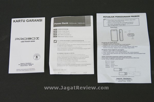 Sanyo PROBOX 7200MAH Dokumentasi