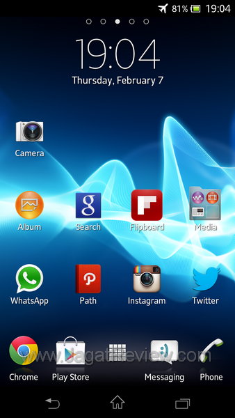 Sony Xperia V Utama