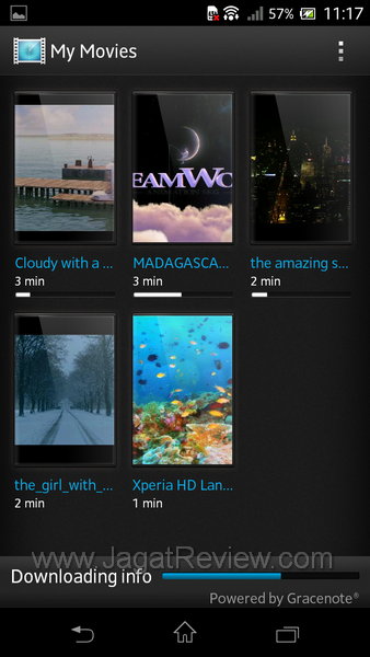 Sony XperiaTX MyMovies