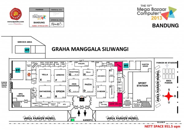 floorplan mega bazaar 2013 bandung