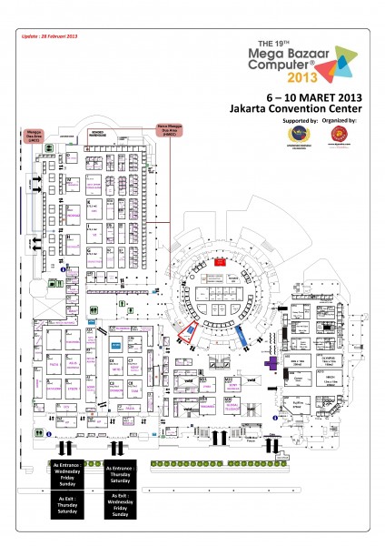 floorplan mega bazaar 2013 jakarta