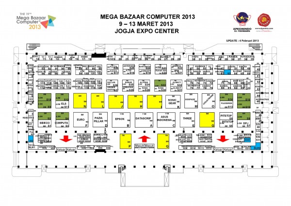 floorplan mega bazaar 2013 jogja