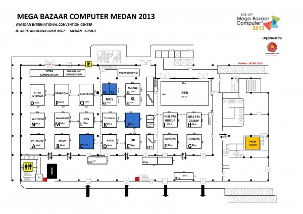 floorplan mega bazaar 2013 medan