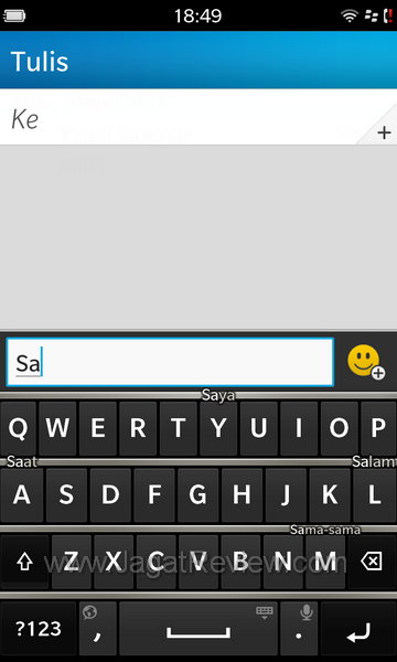 Blackberry Z10 - Keyboard Blackberry Z10 Keyboard
