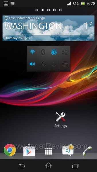 Sony Xperia Z Homescreen 2