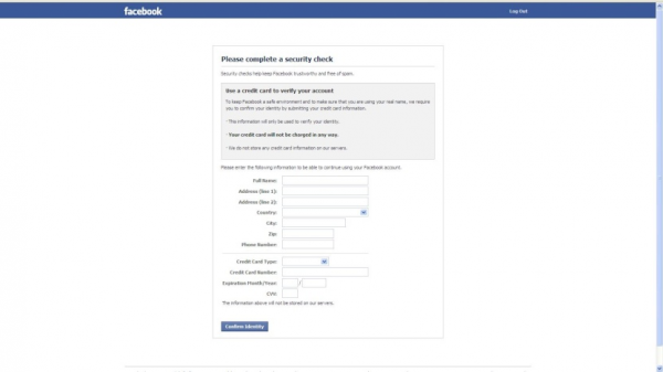 halaman Facebook halaman Facebook