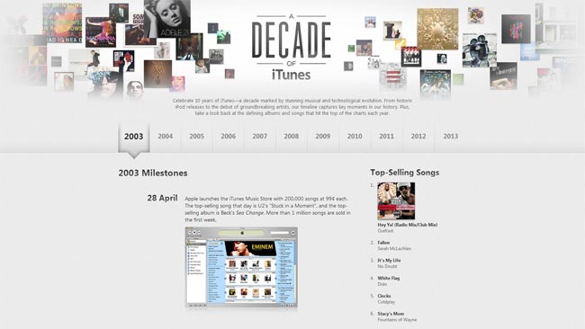 Apple Rayakan Satu Dekade iTunes 27 itunes