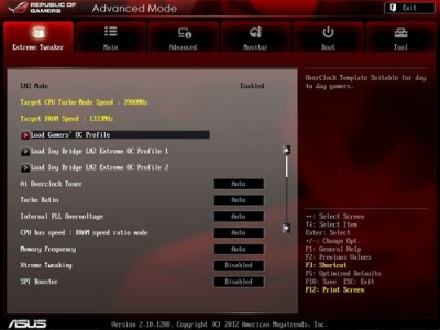 BIOS Load Profile