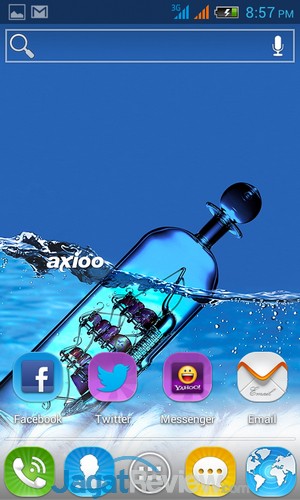 Review Axioo PicoPad 4: Smartphone Android Entry Level untuk Semua Pekerjaan 4 Axioo Picopad 4 - home screen kanan