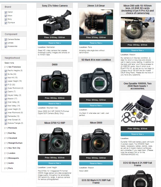 Cameralends_Listing Cameralends Listing