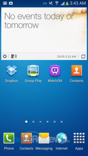 Samsung Galaxy S4 - Homescreen 1