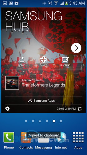Samsung Galaxy S4 - Homescreen 5