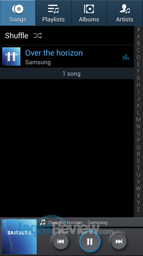 Samsung Galaxy S4 - Music