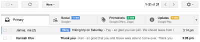 Tampilan Baru Gmail (Gambar via Gmail Blog)