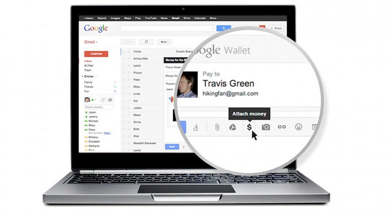 gmail google wallet