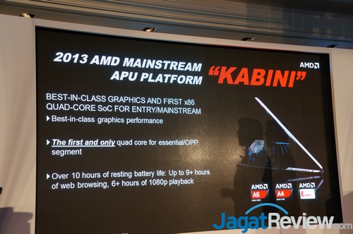 AMD Press Conference di Computex 2013 4 Kabini - SoC Quad-Core terjangkau, untuk notebook mainstream