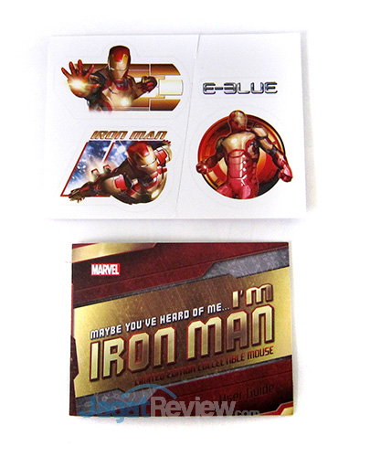 E-Blue Iron Man Mouse - Dokumentasi