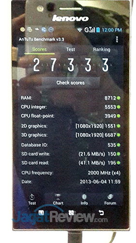 Computex 2013 Booth Raid: Intel 3 Lenovo K900 Antutu